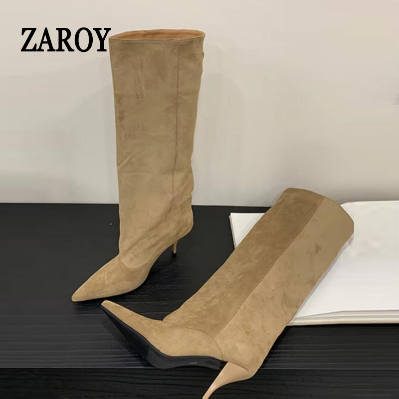 Waterproof Winter Boot - ZAROY Knee High Women Boots Winter