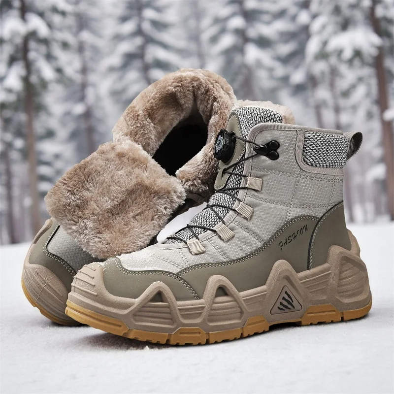 Warm Fur Outdoor Mens Combat T - Waterproof Winter Boot review and price