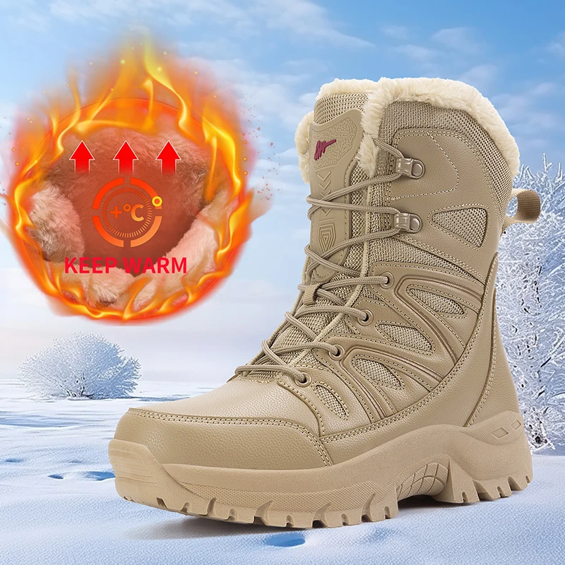 Winter Men Snow Boots Plush Wa - Waterproof Winter Boot review and price