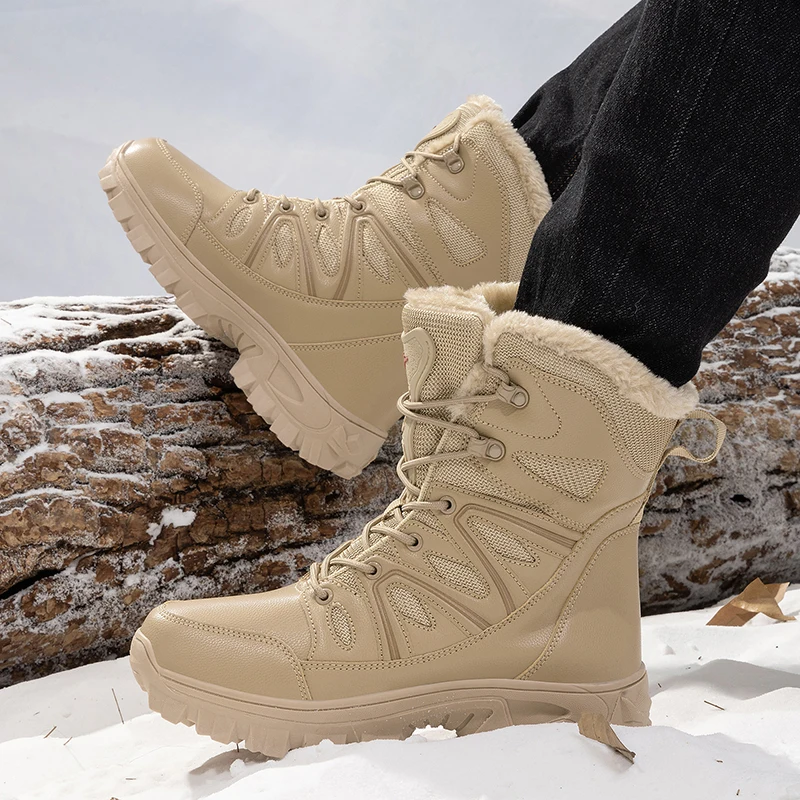 Winter Men Snow Boots Plush Wa - Waterproof Winter Boot review and price