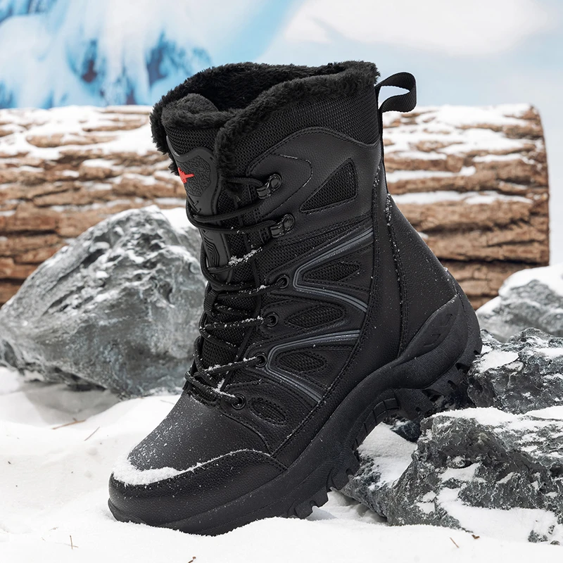 Winter Men Snow Boots Plush Wa - Waterproof Winter Boot review and price