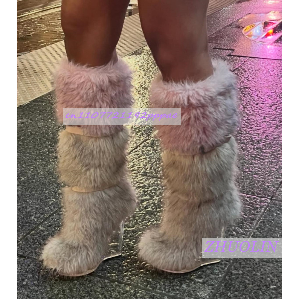 Winter Gradient Furry Transpar - Waterproof Winter Boot review and price