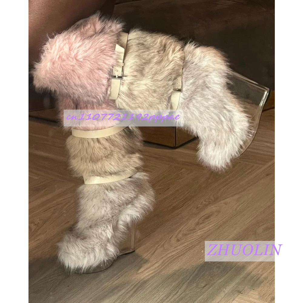 Winter Gradient Furry Transpar - Waterproof Winter Boot review and price