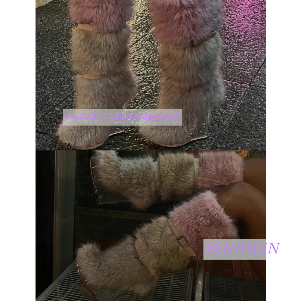 Winter Gradient Furry Transpar - Waterproof Winter Boot review and price