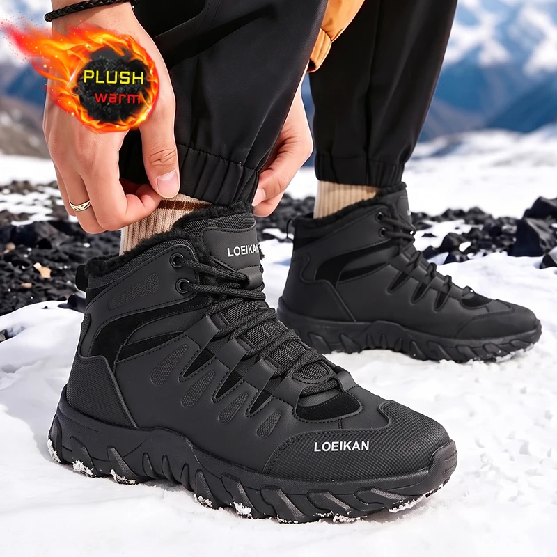 Men Winter Snow Boots Plush Li - Waterproof Winter Boot review and price