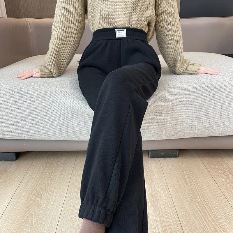 Winter New Thickened Fleece Li - Corduroy Pant Warm review and price
