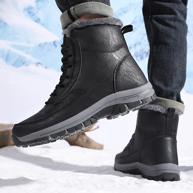 High Quality Warm Men's Snow B - Waterproof Winter Boot review and price