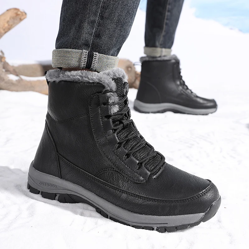High Quality Warm Men's Snow B - Waterproof Winter Boot review and price