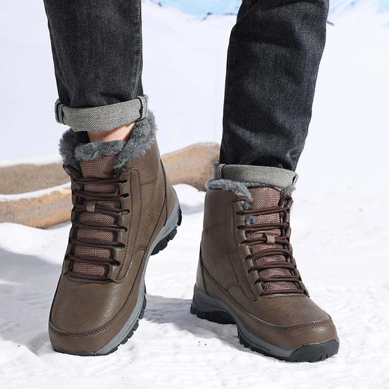 High Quality Warm Men's Snow B - Waterproof Winter Boot review and price