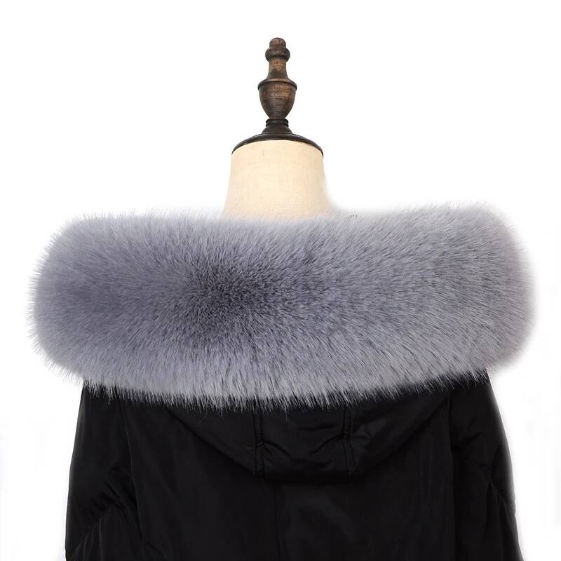 Winter Coat Fur Collar Faux Fu - Shawl Wrap Winter review and price
