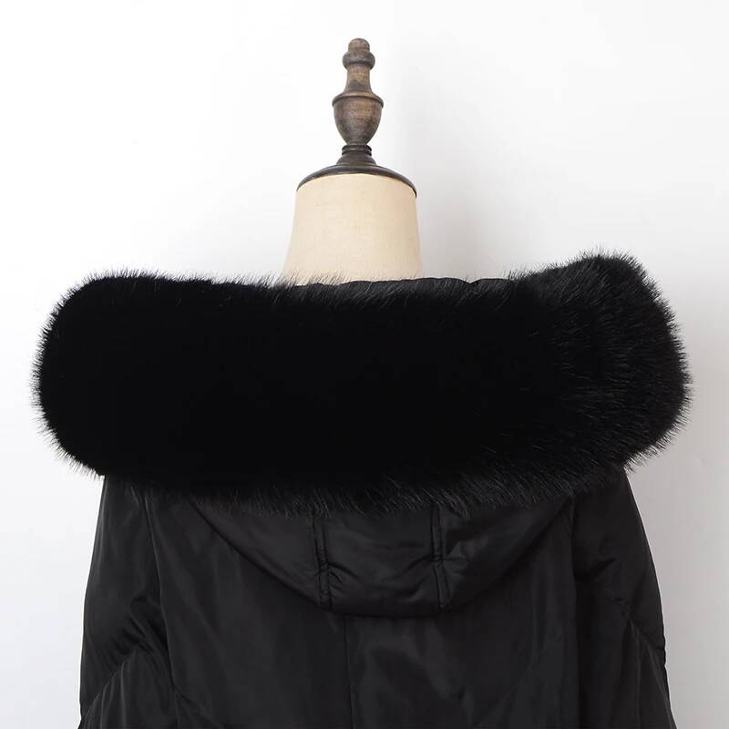 Winter Coat Fur Collar Faux Fu - Shawl Wrap Winter review and price