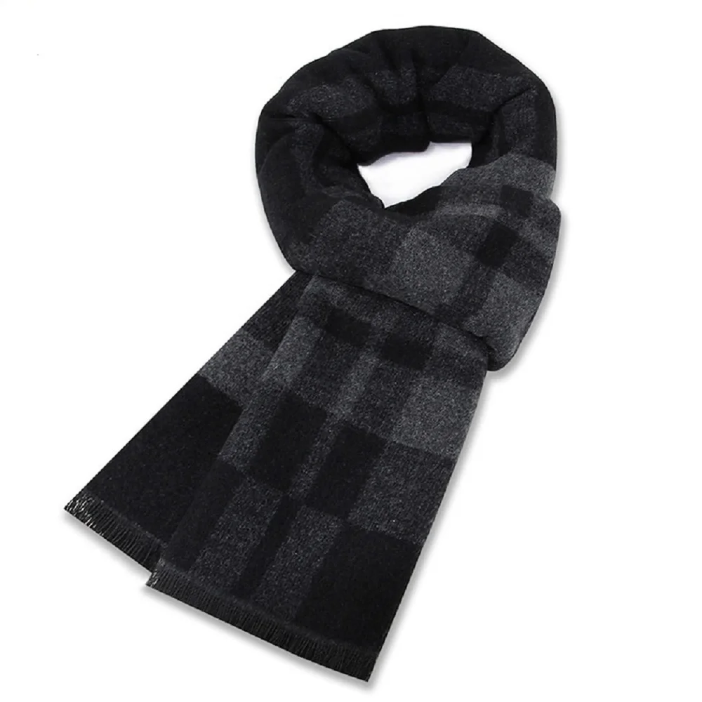 1 Pcs Men's Scarf Wool Blend W - Wool Scarf Men review and price