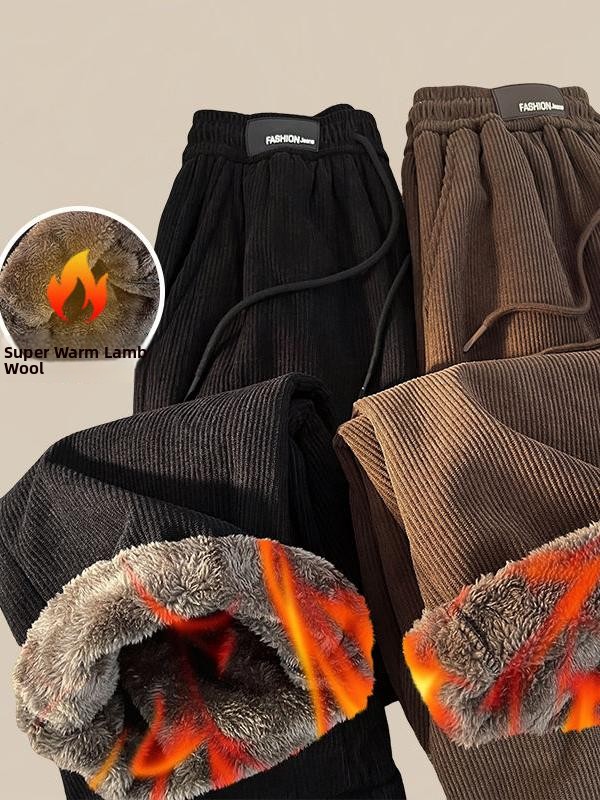 Extra Thick Winter Warm Lamb V - Corduroy Pant Warm review and price